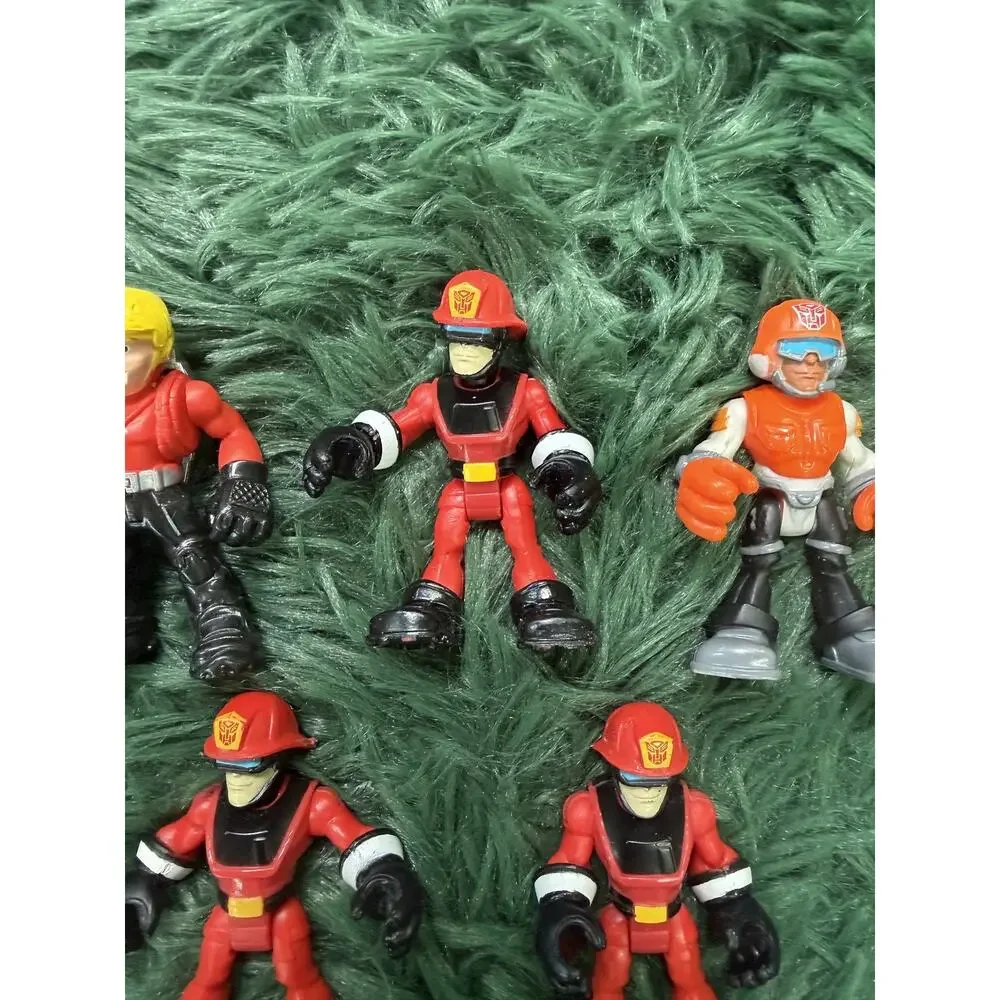 Playskool Heroes Transformers Rescue Bots Action Figures Lot of 5 Firefighters